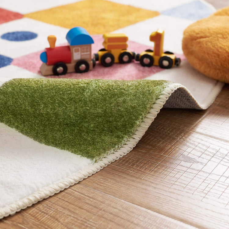 Candy Bean Diamond Rug - Jinchan Home