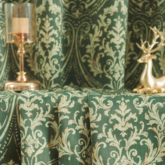 
                    
                      Damask Pattern Grommet Curtains - Jinchan Home
                    
                  