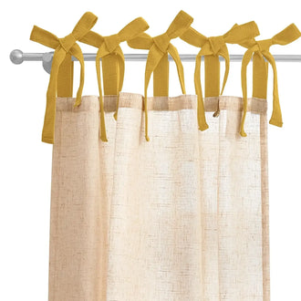 
                    
                      DIY Colorblock Linen-Blend Kitchen Curtains - Jinchan Home
                    
                  