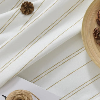 
                    
                      Modern Striped Linen Blend Curtains - Jinchan Home
                    
                  