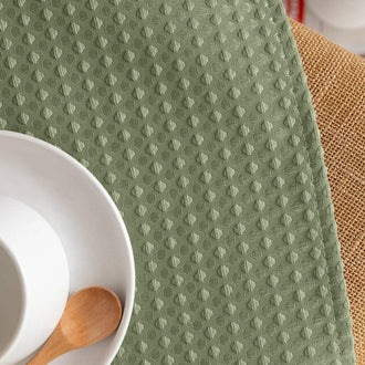 
                    
                      Solid Waffle Weave Rod-Pocket Valance - Jinchan Home
                    
                  