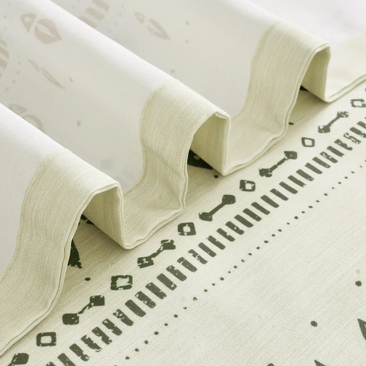 Tribal Geometric Striped Shower Curtain - Jinchan Home