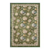 Vintage Floral Butterfly Botanical Area Rug - Jinchan Home