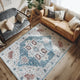 
                    
                      Vintage Persian-Style Distressed Area Rug - Jinchan Home
                    
                  