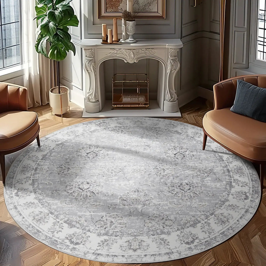 Vintage Medallion Floral Rug - Jinchan Home