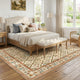
                    
                      Vintage Floral Polypropylene Area Rug - Jinchan Home
                    
                  