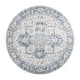 Mist-Toned Persian Bloom Rug - Jinchan Home