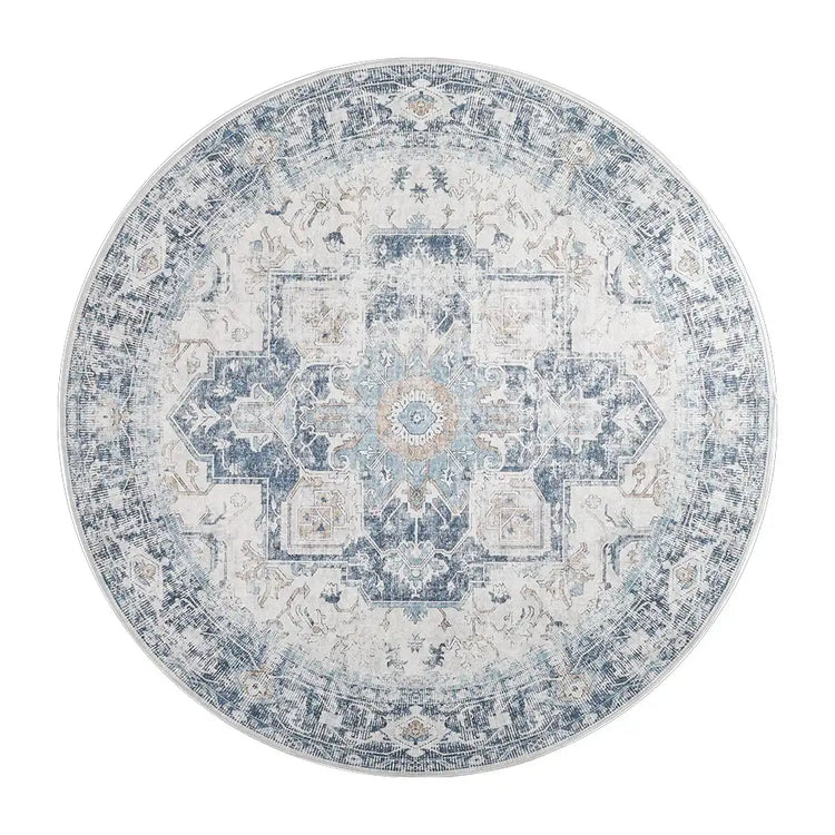 Mist-Toned Persian Bloom Rug - Jinchan Home