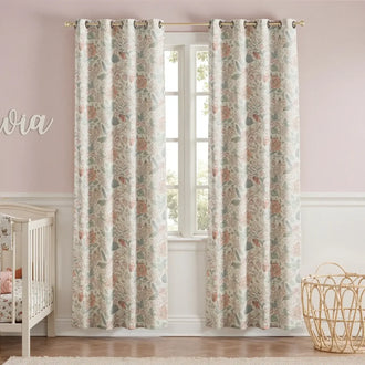 
                    
                      Botanical Sketch Floral Curtains - Jinchan Home
                    
                  