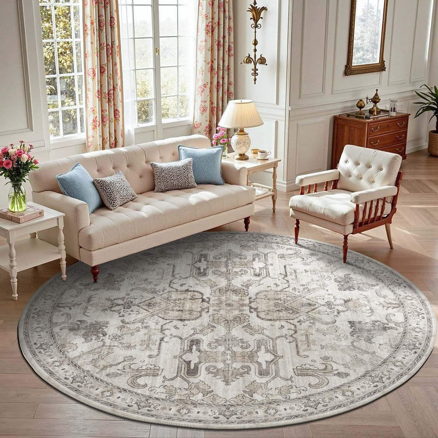 Vintage Serapi Medallion Rug - Jinchan Home