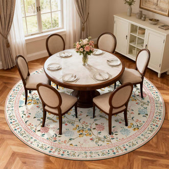 
                    
                      Lemon and Hydrangea Botanical Bird Area Rug - Jinchan Home
                    
                  