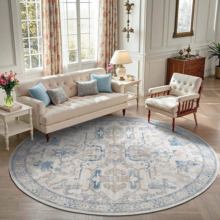 Vintage Serapi Medallion Rug - Jinchan Home