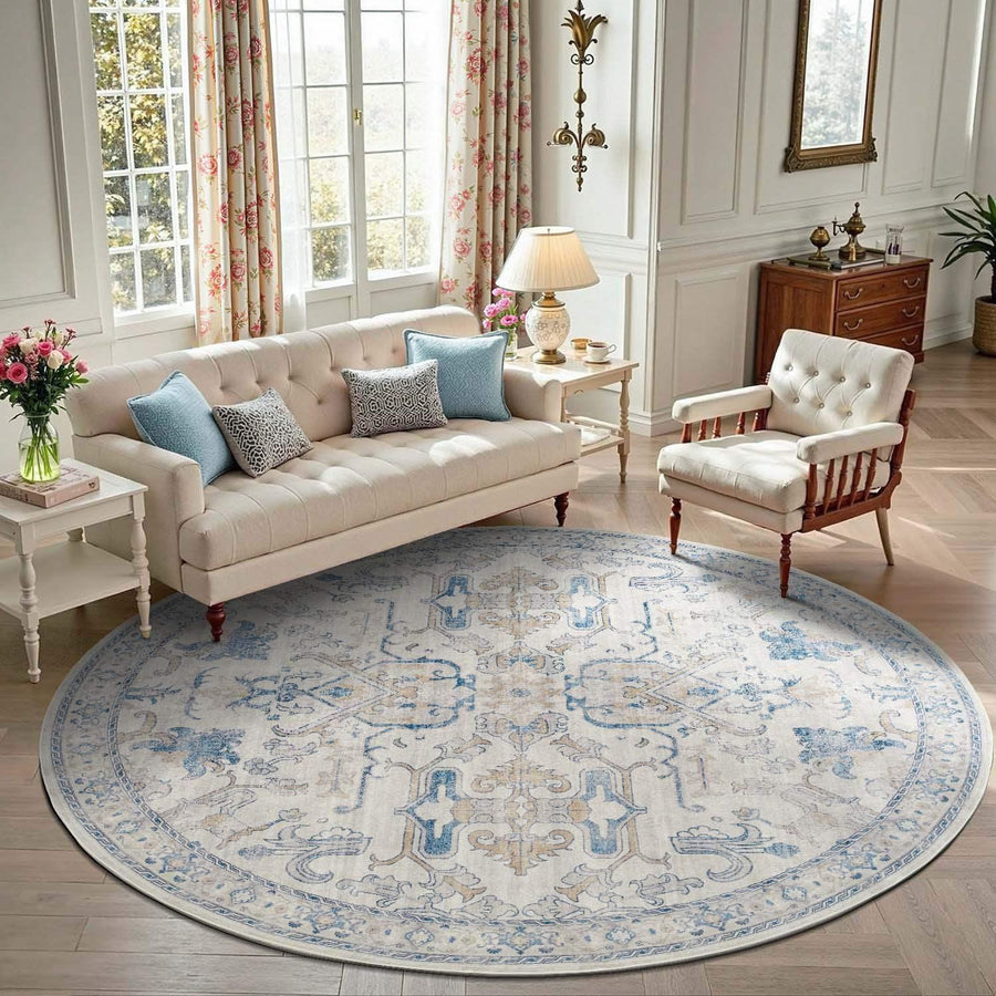 Vintage Serapi Medallion Rug - Jinchan Home