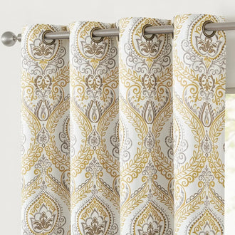 
                    
                      Paisley Pattern Grommet Curtains - Jinchan Home
                    
                  