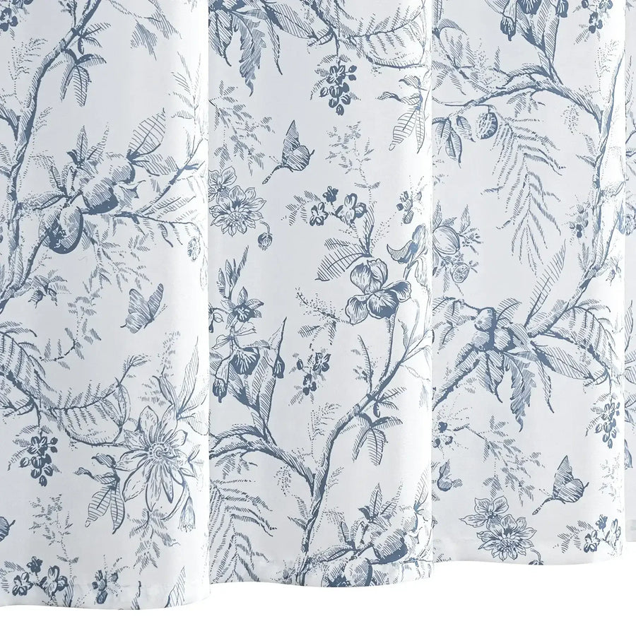 Botanical Floral Shower Curtain - Jinchan Home