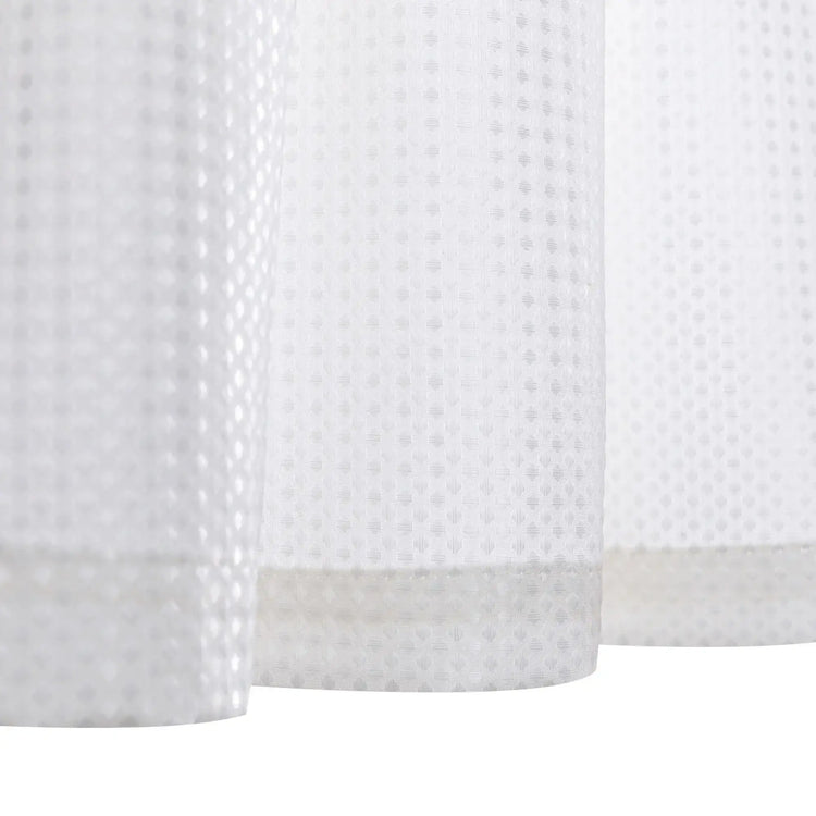 Waffle Weave Grommet Top Shower Curtain - Jinchan Home