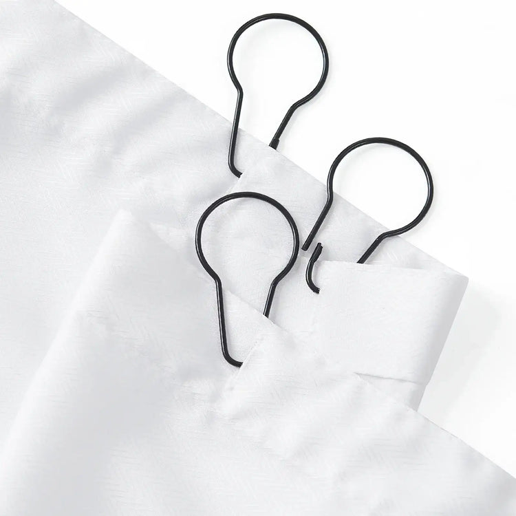 Diagonal Stripe Water-Repellent Shower Curtain - Jinchan Home