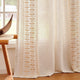 
                    
                      Boho Geometric Fish Leaf Embroidered Curtains - Jinchan Home
                    
                  