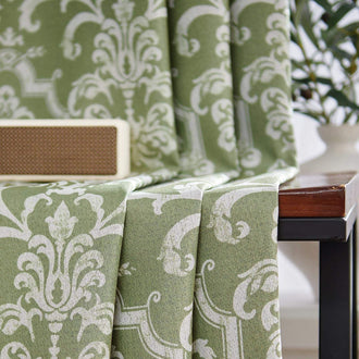 
                    
                      Damask Heritage Vintage Curtains - Jinchan Home
                    
                  
