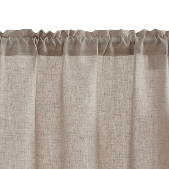 
                    
                      Linen Blend Solid Kitchen Curtains - Jinchan Home
                    
                  