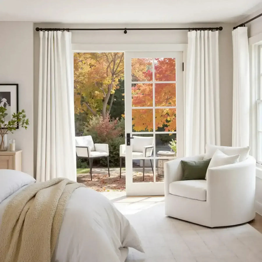 Velvet Light Filtering Curtain (1 Panel) - Jinchan Home