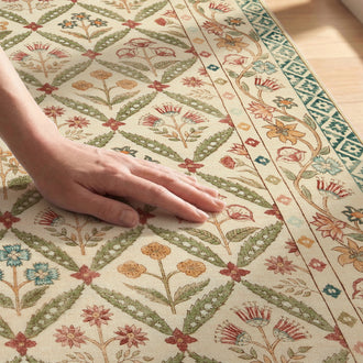 
                    
                      Vintage Floral Polypropylene Area Rug - Jinchan Home
                    
                  