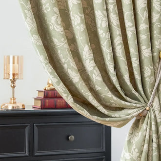 
                    
                      Acanthus Leaf Linen Blend Curtains - Jinchan Home
                    
                  