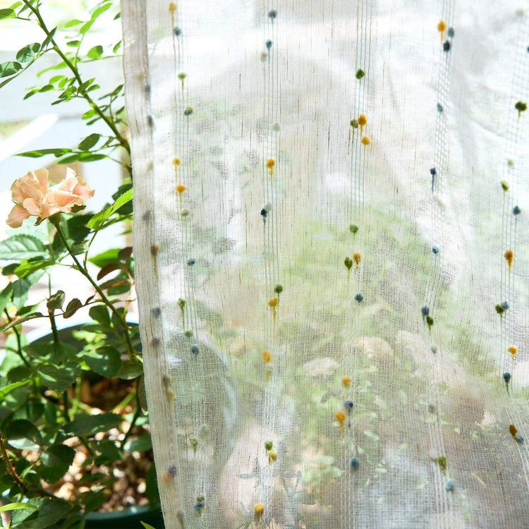 Semi Sheer Kitchen Curtains - Jinchan Home