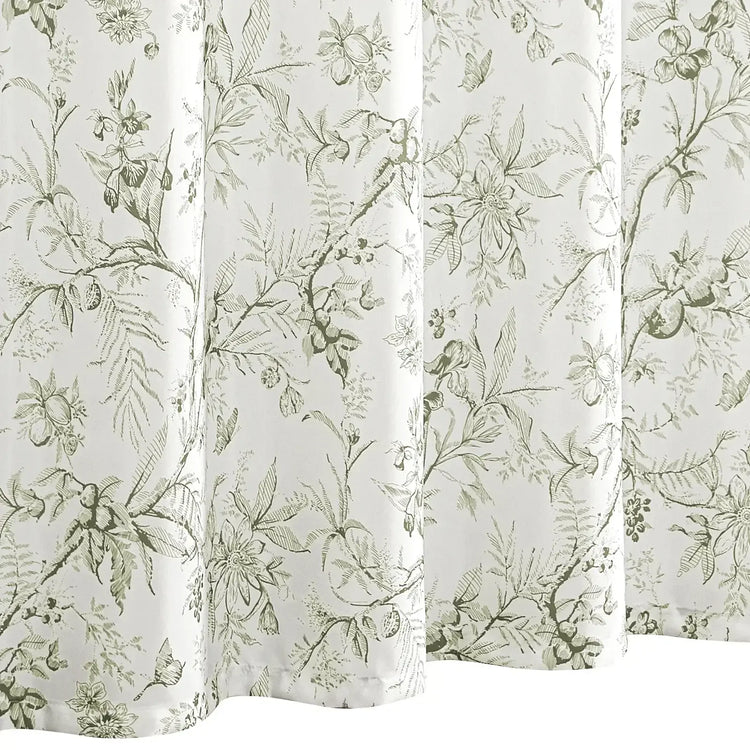 Botanical Floral Shower Curtain - Jinchan Home