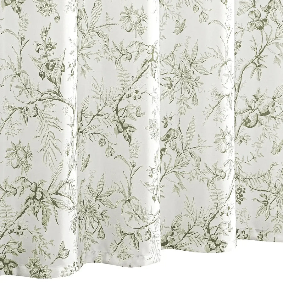 Botanical Floral Shower Curtain - Jinchan Home