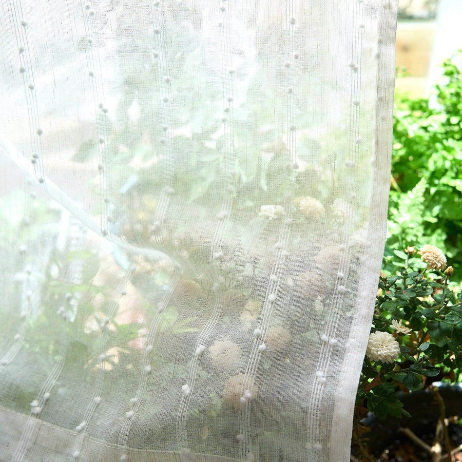 Semi Sheer Kitchen Curtains - Jinchan Home