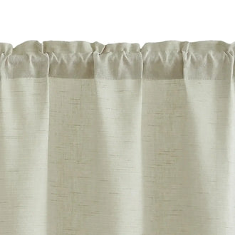 
                    
                      Linen Blend Solid Kitchen Curtains - Jinchan Home
                    
                  