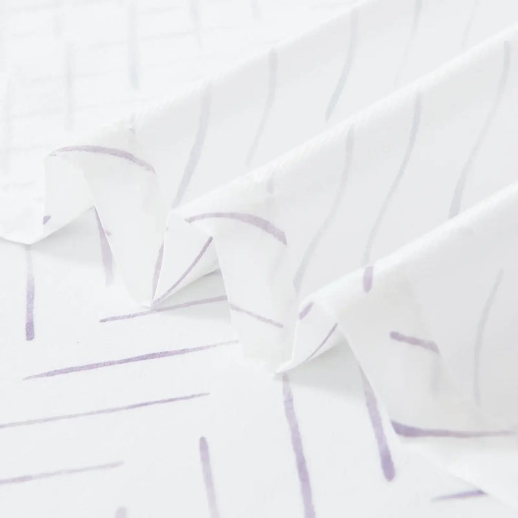 Herringbone Printed Shower Curtain - Jinchan Home