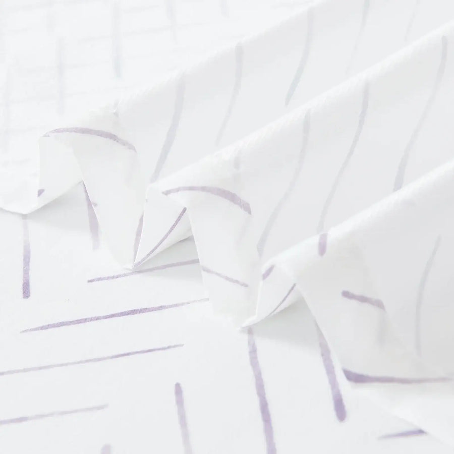 Herringbone Printed Shower Curtain - Jinchan Home