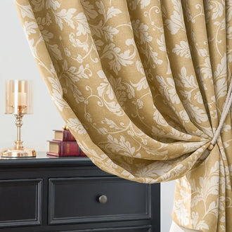 
                    
                      Acanthus Leaf Linen Blend Curtains - Jinchan Home
                    
                  