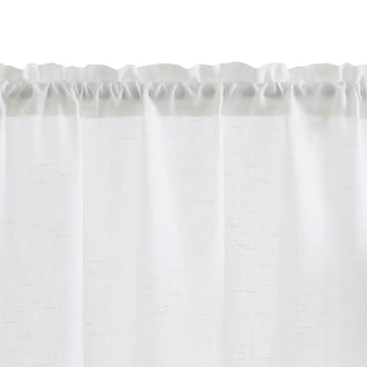 
                    
                      Linen Blend Solid Kitchen Curtains - Jinchan Home
                    
                  
