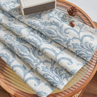 
                    
                      Baroque Damask Linen-Blend Grommet Curtains - Jinchan Home
                    
                  
