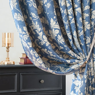 
                    
                      Acanthus Leaf Linen Blend Curtains - Jinchan Home
                    
                  