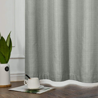 
                    
                      Solid Faux Linen Polyester 3-in-1 Curtains - Jinchan Home
                    
                  