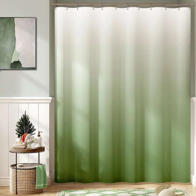 Smooth Gradient Tone Shower Curtain - Jinchan Home