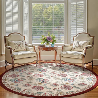 
                    
                      Vintage Floral Butterfly Botanical Area Rug - Jinchan Home
                    
                  