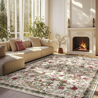 
                    
                      Vintage Pomegranate Foliage Rug - Jinchan Home
                    
                  