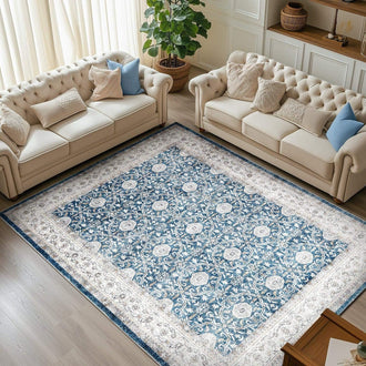 
                    
                      All Over Floral Pattern Vintage Persian Medallion Rug - Jinchan Home
                    
                  