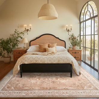 
                    
                      Soft Vintage Acanthus Floral Scrollwork Rug - Jinchan Home
                    
                  