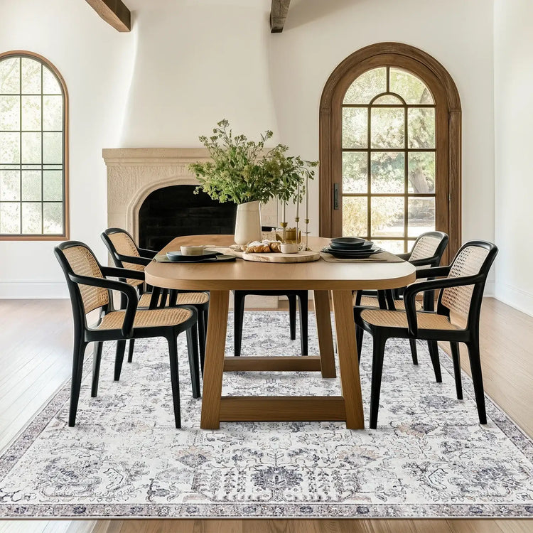 Vintage Floral Bug Rug - Jinchan Home