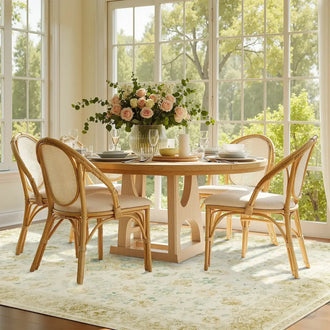 
                    
                      Soft Vintage Medallion Area Rug - Jinchan Home
                    
                  