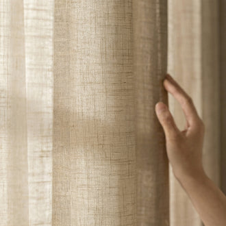 
                    
                      Pinch Pleat Linen Blend Curtains - Jinchan Home
                    
                  