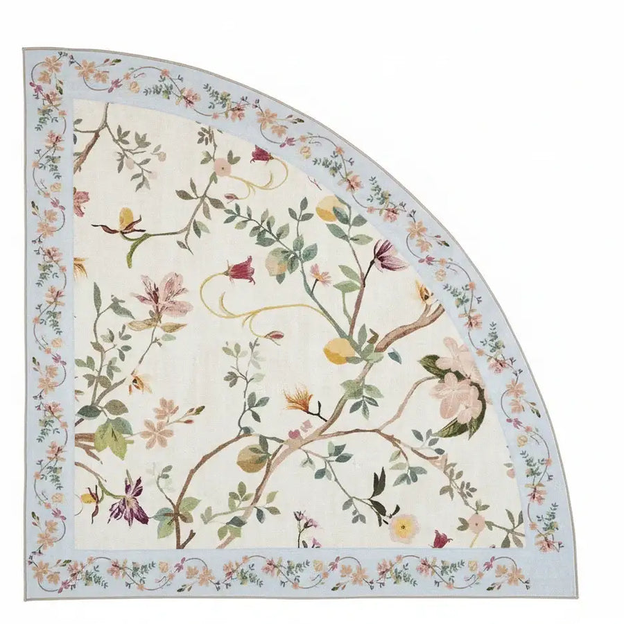 Floral Vine Rug - Jinchan Home