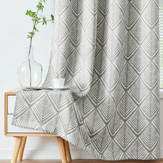 
                    
                      Geometric Leaf Pattern Curtains - Jinchan Home
                    
                  