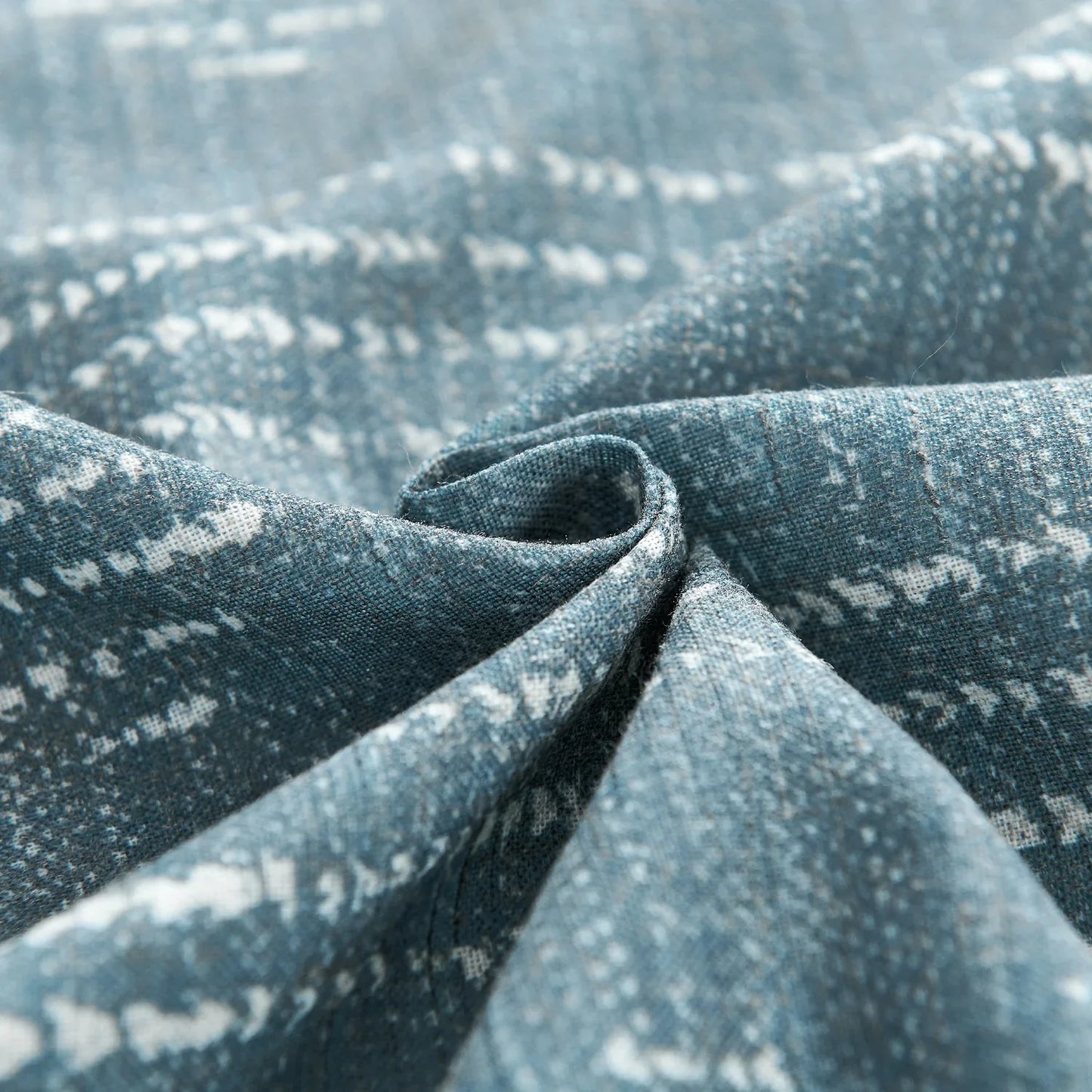 Dark Boho Stripe Linen Kitchen Curtains - Jinchan Home